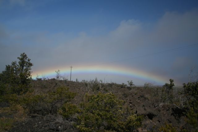 Rainbow Greeting into Puna